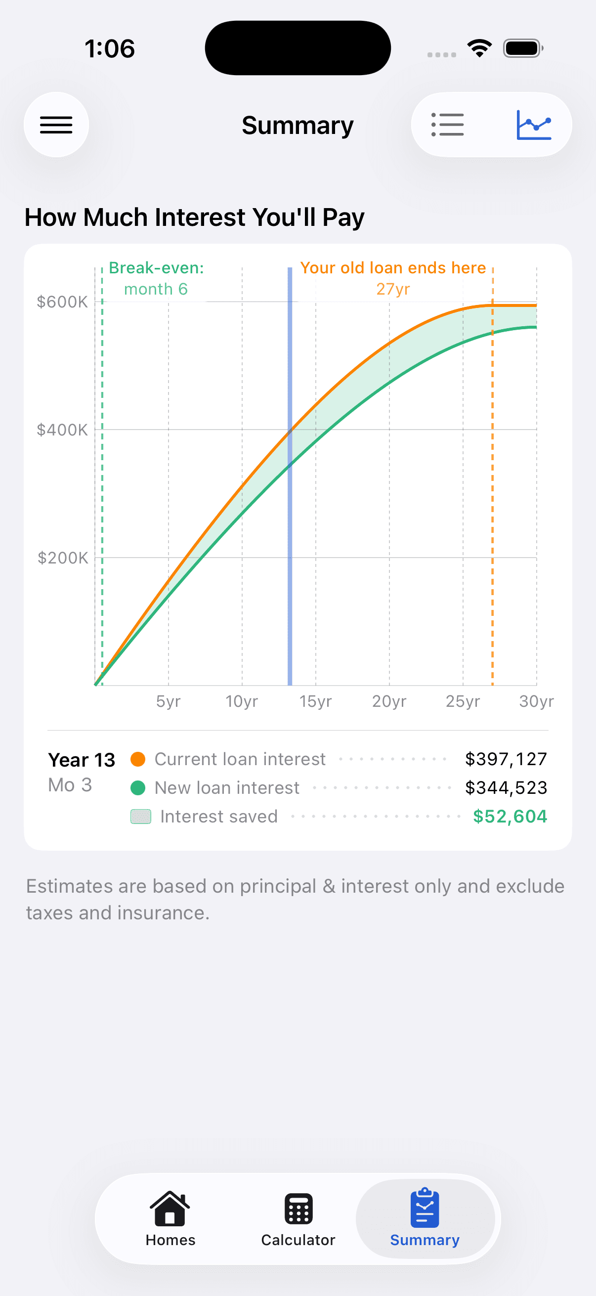 Refinance Calculator screenshot 3